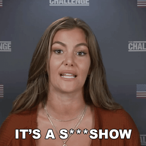Woman Saying Its a S*** Show Challenge Logo