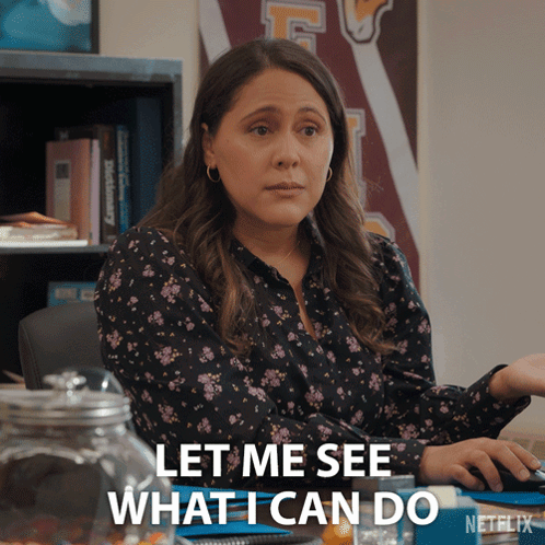 Woman Saying Let Me See What I Can Do Netflix Ad