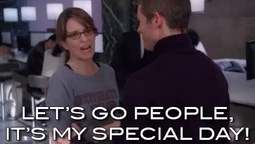 Woman Saying Let's Go People GIF