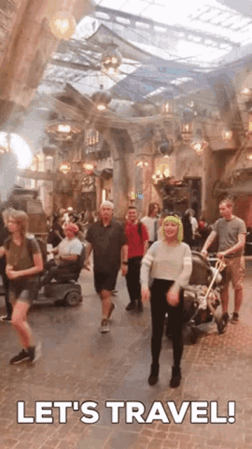 Woman Saying Let's Travel GIF