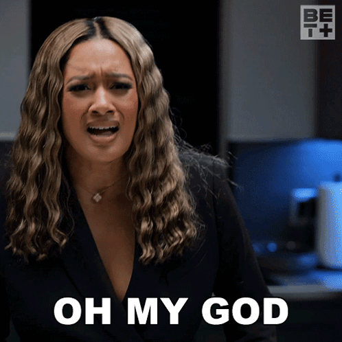 Woman Saying Oh My God GIF