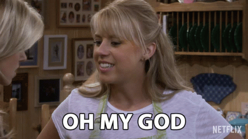 Woman Saying Oh My God