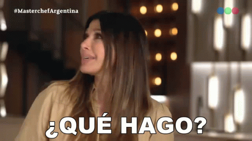 Woman Saying Que Hago