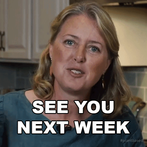 Woman Saying See You Next Week