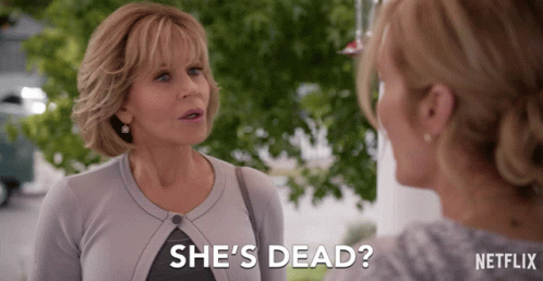 Woman Saying She's Dead on Netflix