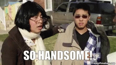 Woman Saying So Handsome