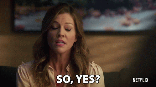 Woman Saying So Yes Netflix Ad GIF