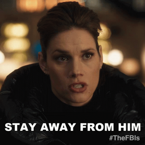 Woman Saying Stay Away From Him