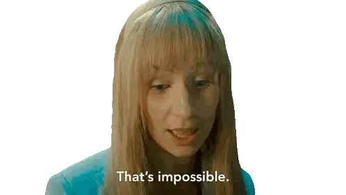 Woman Saying That's Impossible