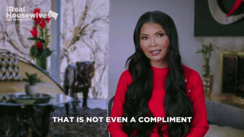 Woman Saying That's Not Even a Compliment