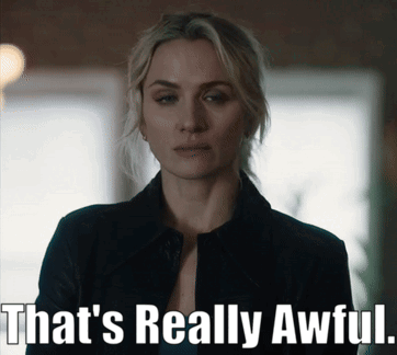 Woman Saying That's Really Awful GIF