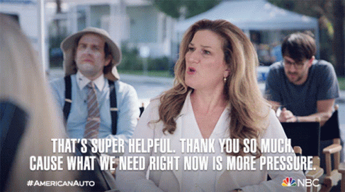 Woman Saying That's Super Helpful Thank You So Much