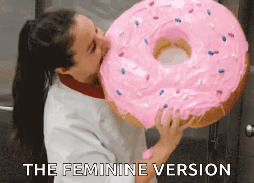 Woman Saying That's Sweet in Kitchen