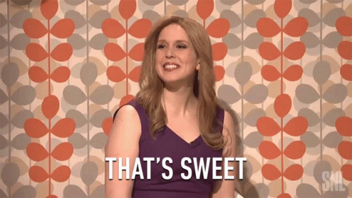Woman Saying That's Sweet GIF