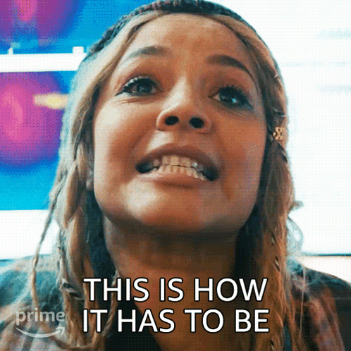 Woman Saying This Is How It Has To Be GIF