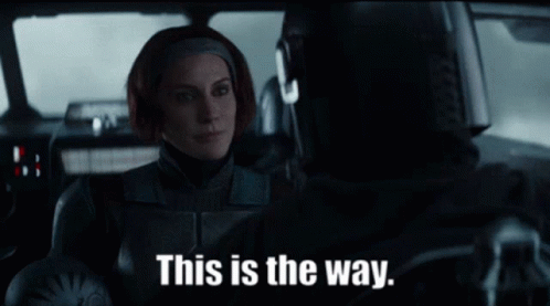 Woman Saying This Is The Way GIF