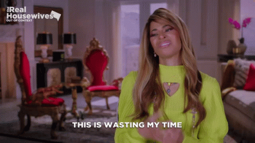 Woman Saying This Is Wasting My Time