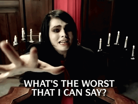 Woman Saying What's the Worst I Can Say with Candles