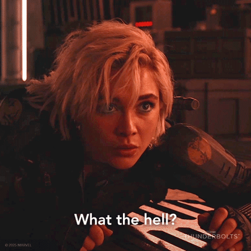Woman Saying What The Hell GIF