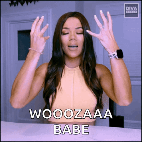 Woman Saying Wooozaa Babe