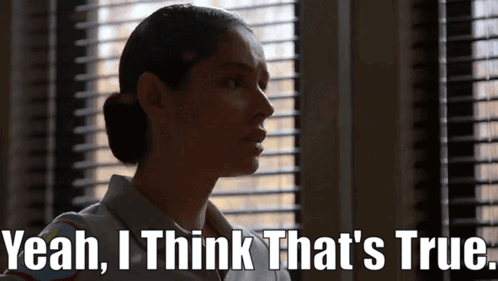Woman Saying Yeah I Think That's True