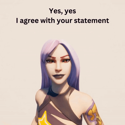 Woman Saying Yes Yes I Agree