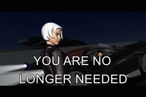 Woman Saying You Are No Longer Needed