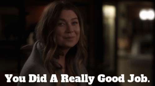 Woman Saying You Did a Good Job