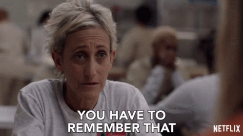 Woman Saying You Have to Remember That Netflix