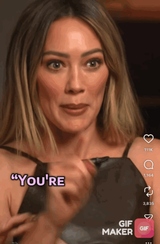 Woman Saying You Re