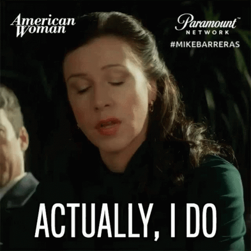 Woman Says Actually I Do in Paramount Network