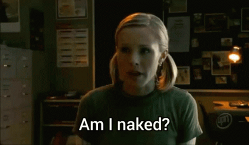 Woman Says Because In My Nightmares I'm Usually Naked GIF