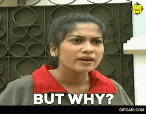 Woman Says But Why in Front of Metal Wall