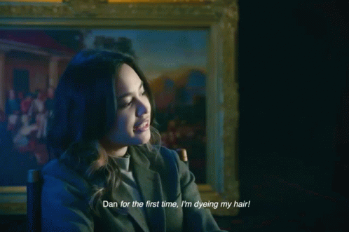 Woman Says Dan For The First Time Dying My Hair