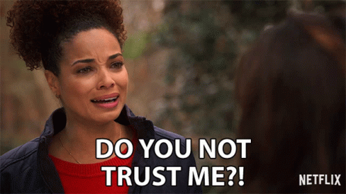 Woman Says Do You Not Trust Me Netflix Ad