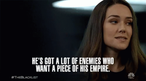 Woman Says Enemies Want Piece Of His Empire GIF
