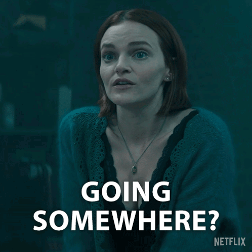 Woman Says Going Somewhere on Netflix Advertisement