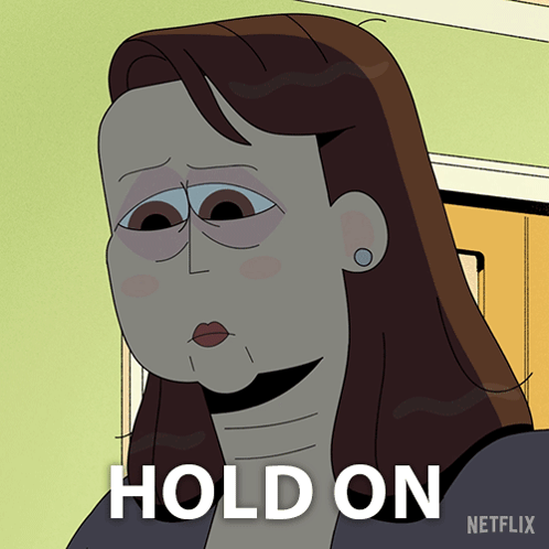 Woman Says Hold On