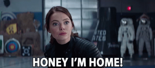 Woman Says Honey I'm Home to Astronaut