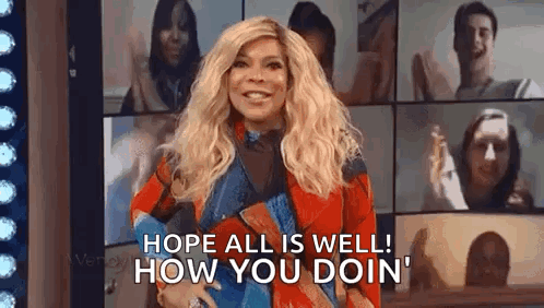 Woman Says Hope All Well How Doin GIF
