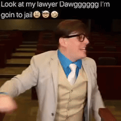 Woman Says I Actually Went To Lawyer School Next To Man GIF