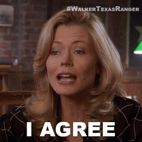 Woman Says I Agree in Walker Texas Ranger Ad