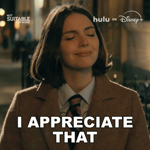 Woman Says I Appreciate That In Front Of Disney Logo GIF