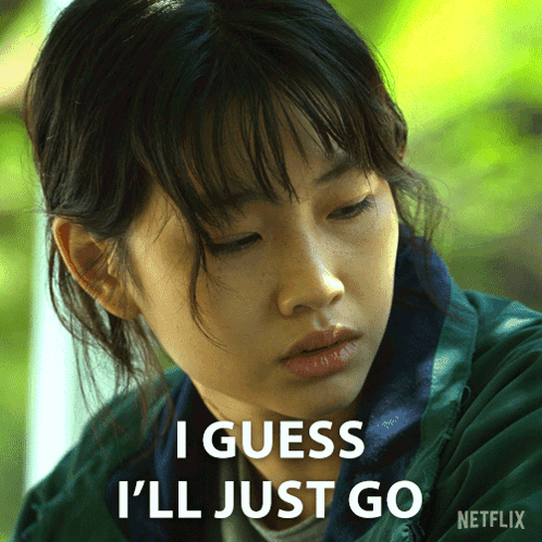 Woman Says I Guess I'll Just Go in Netflix Advertisement