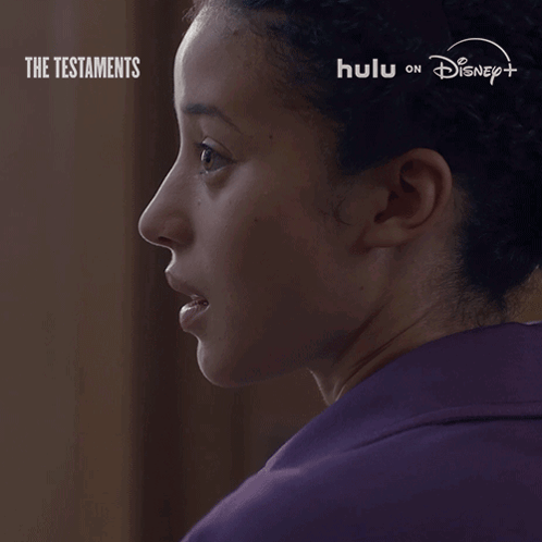 Woman Says I'm In Love In Front Of Testaments Poster GIF