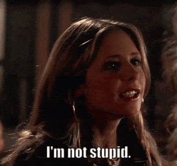 Woman Says I'm Not Stupid Looking At Camera