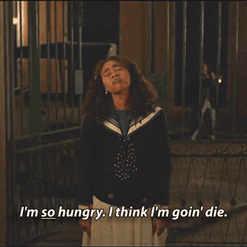 Woman Says I'm So Hungry I Think I'm Goin Die