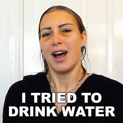 Woman Says I Tried to Drink Water