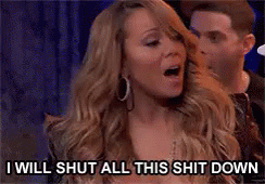 Woman Says I Will Shut This Shit Down Man Watches GIF