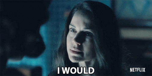 Woman Says I Would in Netflix Ad